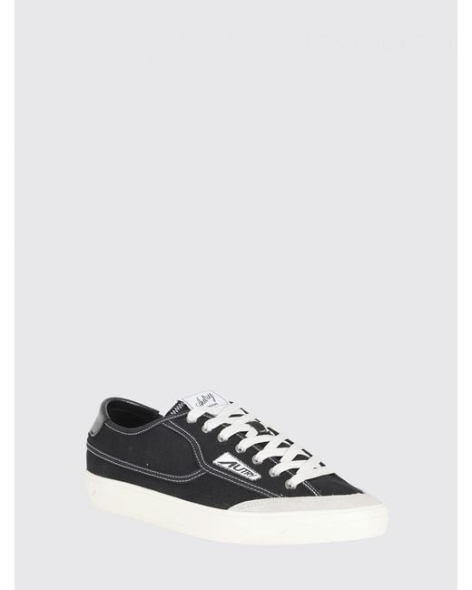 Autry White Windscape Cotton Canvas Sneakers for men