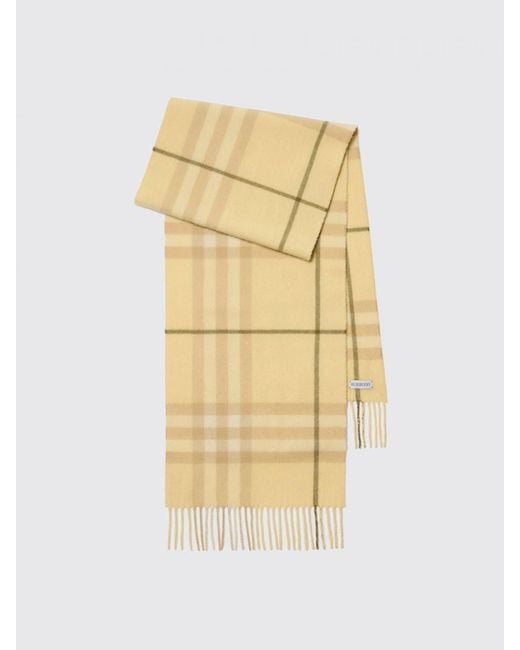 Burberry Metallic Vintage Check Print Cashmere Scarf