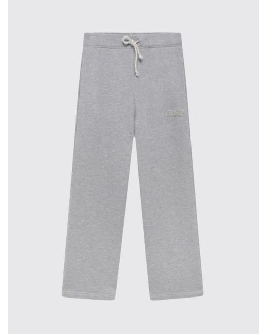 Autry Gray Cotton Jogging Trousers for men