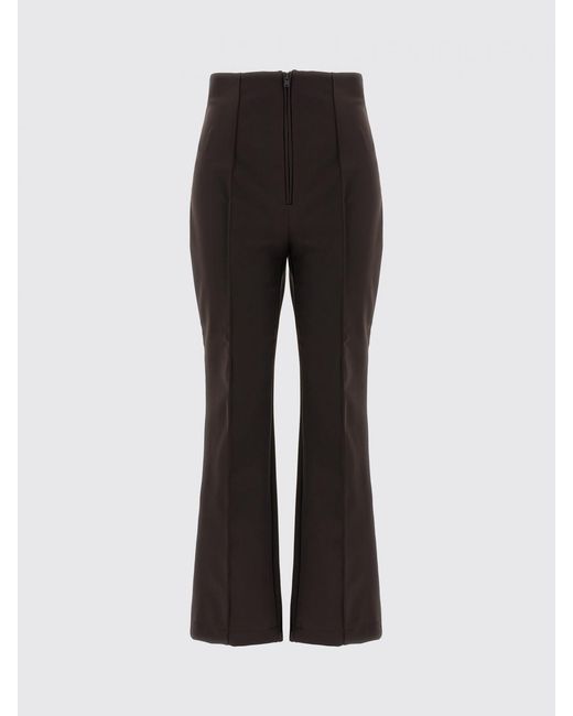 Fendi Black Flared Stretch Jersey Pants
