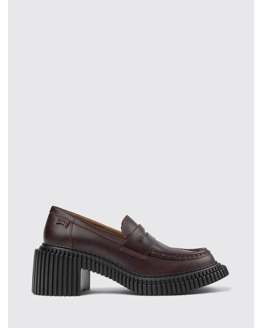 Camper White Pix London Leather Loafers