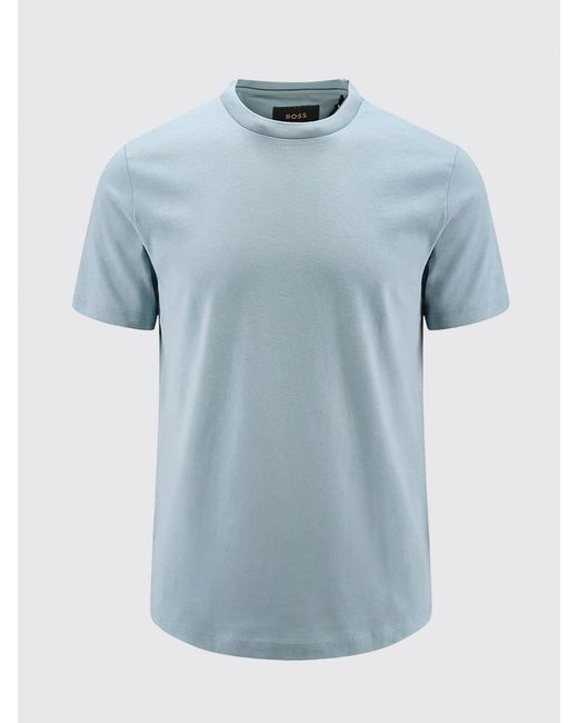T-Shirt Basic di Boss in Blue da Uomo