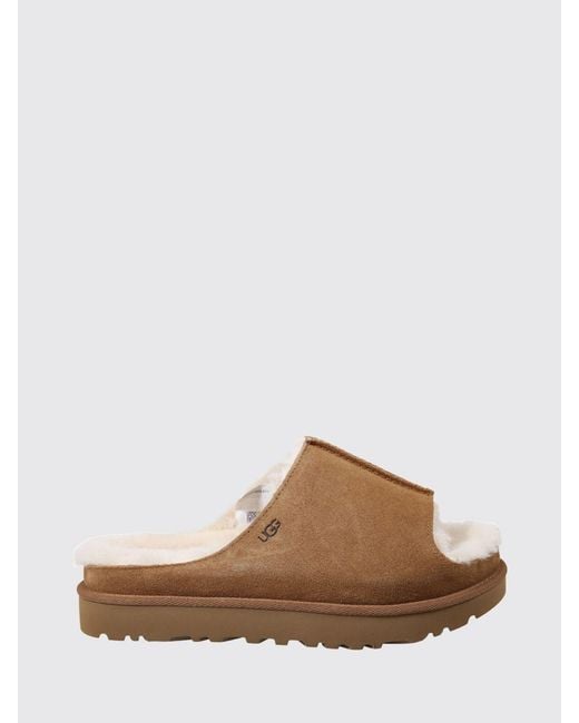 Ugg Brown Suede Slides