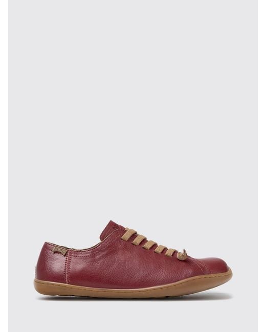 Camper Red Peu Slip-On Trainers
