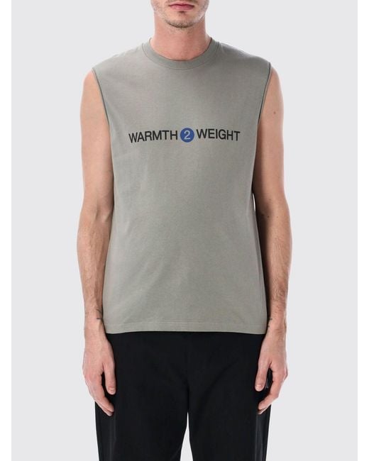 Roa Gray Logo Cotton Tank Top for men