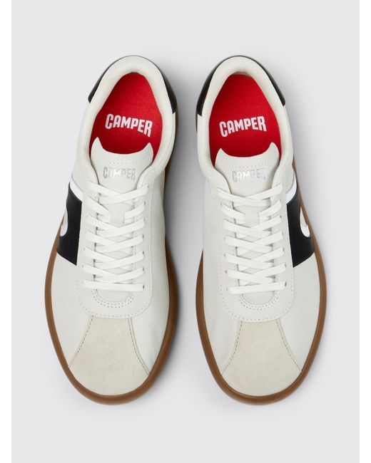 Camper White Pelotas Soller Leather Sneakers for men