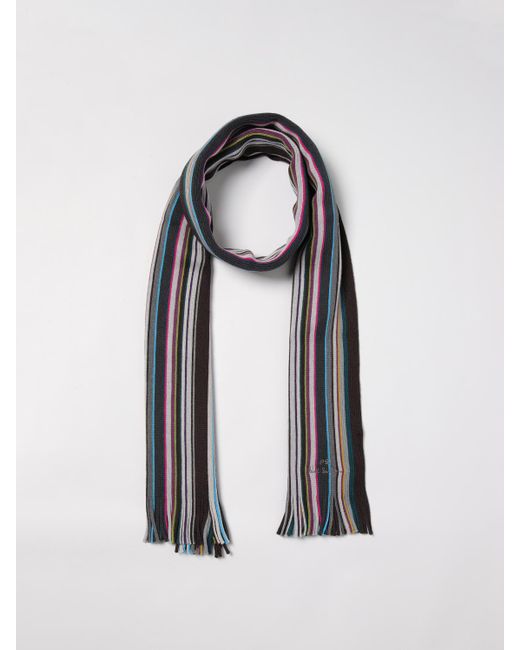 Sciarpa di Paul Smith in Black da Uomo