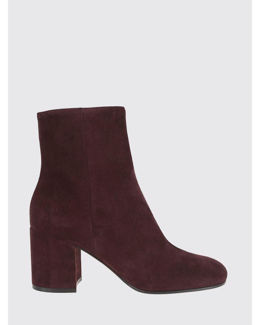 Gianvito Rossi Brown Flat Ankle Boots