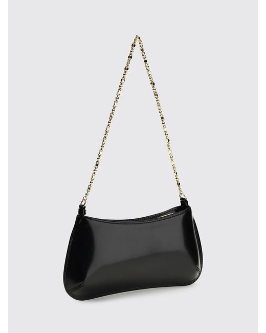 Jacquemus White The Small Bisou Chaine Leather Shoulder Bag
