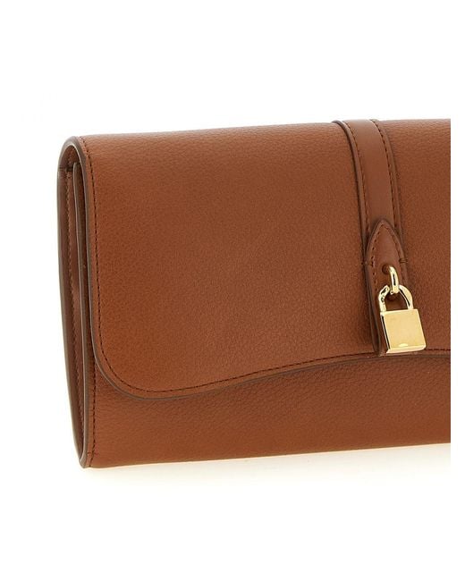 Stella McCartney Brown Ryder Faux Leather Wallet Bag