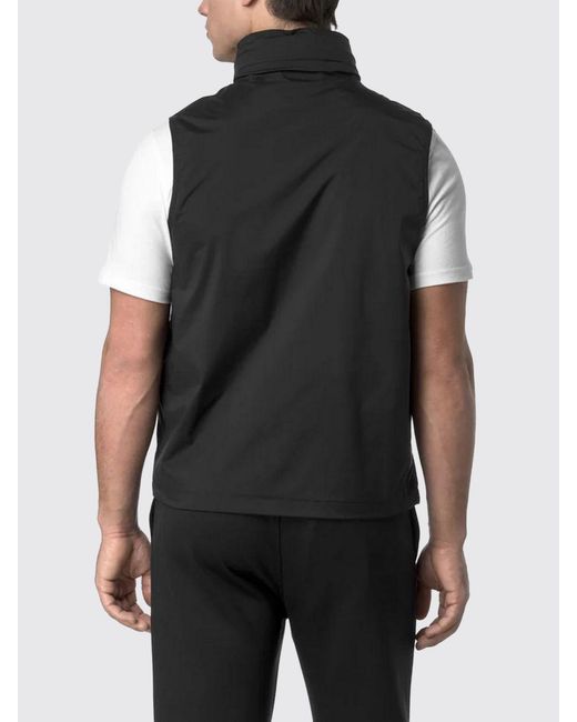 K-Way Black Nylon Vest for men