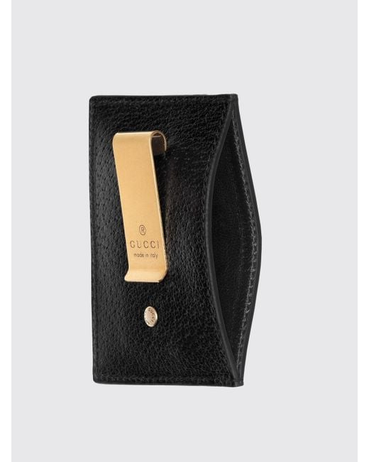 Gucci Gg Marmont Kreditkartenetui Aus Geprägtem Leder in White für Herren