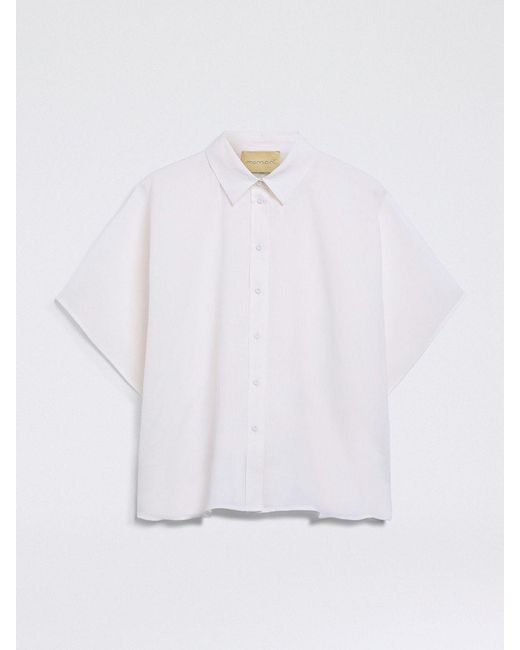 Momoní White MomonÌ Linen Shirt