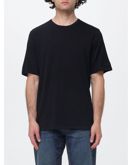 Mc2 Saint Barth Black Cotton T-Shirt for men