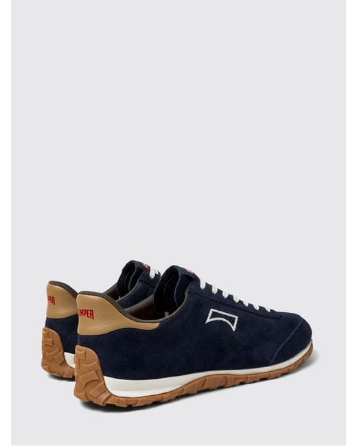 Camper Blue Drift Walk Suede Sneakers for men