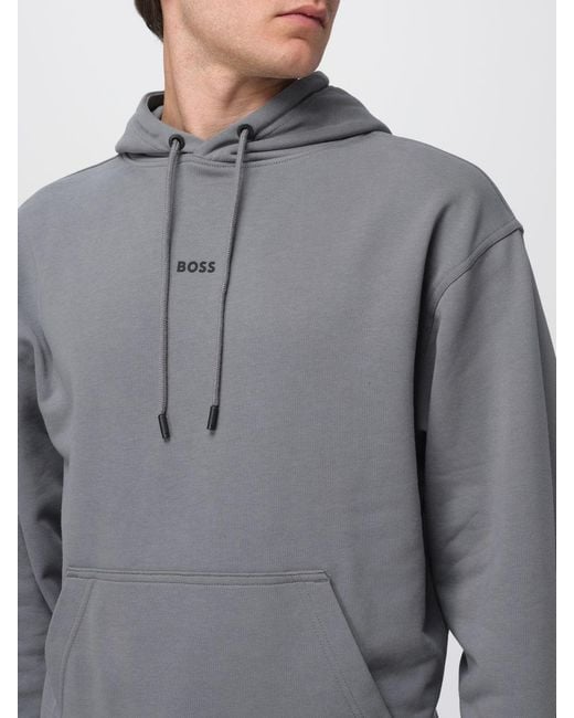 Sweatshirt Homme Boss pour homme en coloris Gray