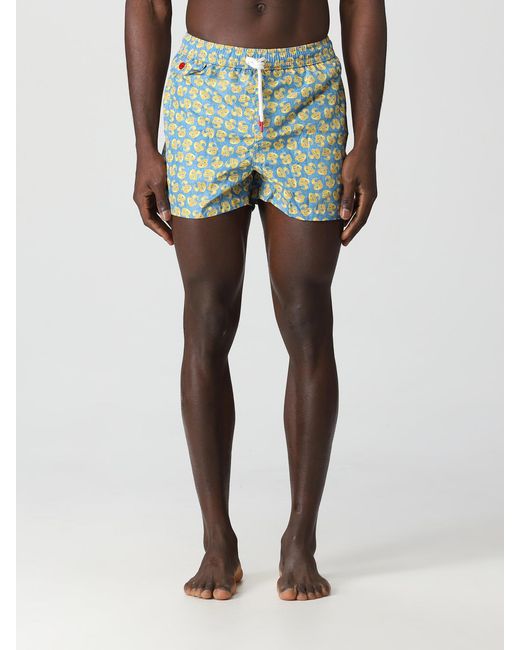 Kiton Green Swimsuit for men