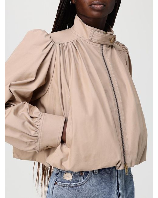 Chloé Blue ChloÉ Cotton Jacket