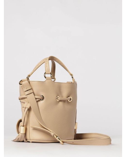 Lancel Natural Premier Flirt Grained Leather Bag
