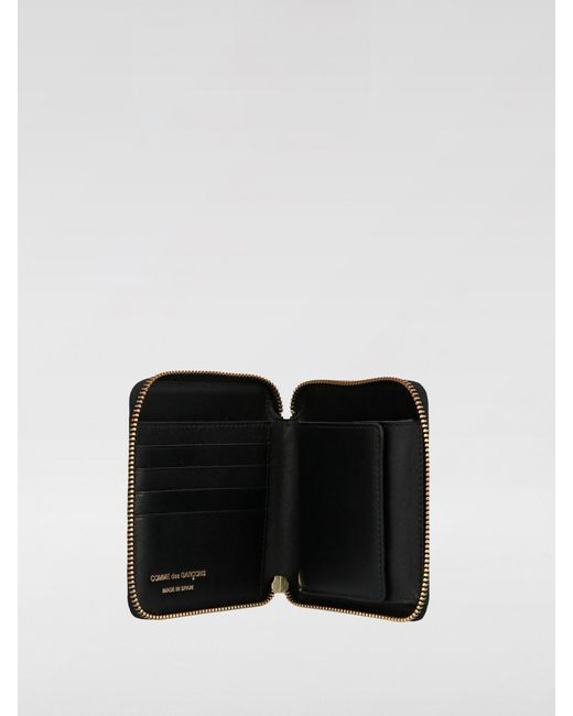 Comme des Garçons Black Leather Wallet for men