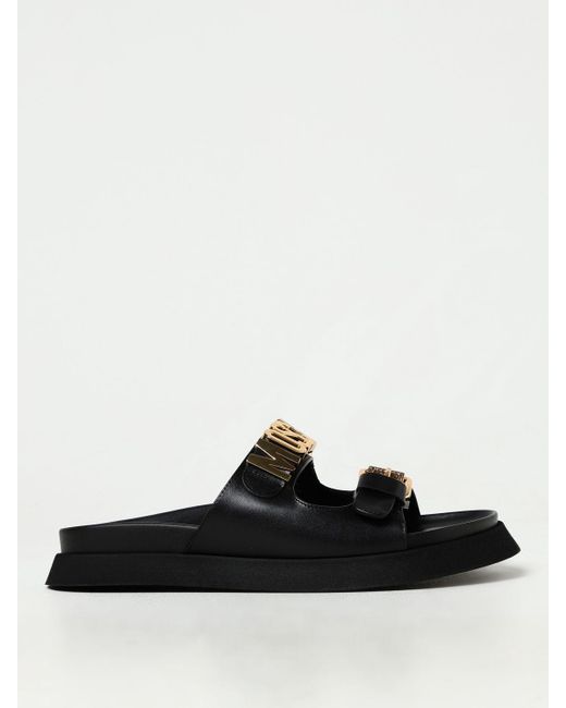 Moschino Couture Black Sandals for men