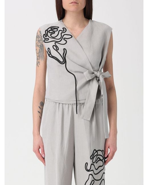 Liviana Conti Gray Blazer