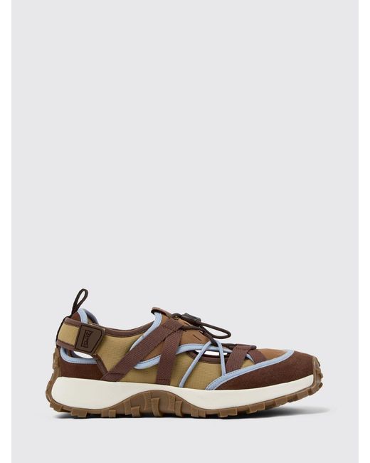 Camper White Drift Trail Recycled Polyester And Suede Sneakers for men