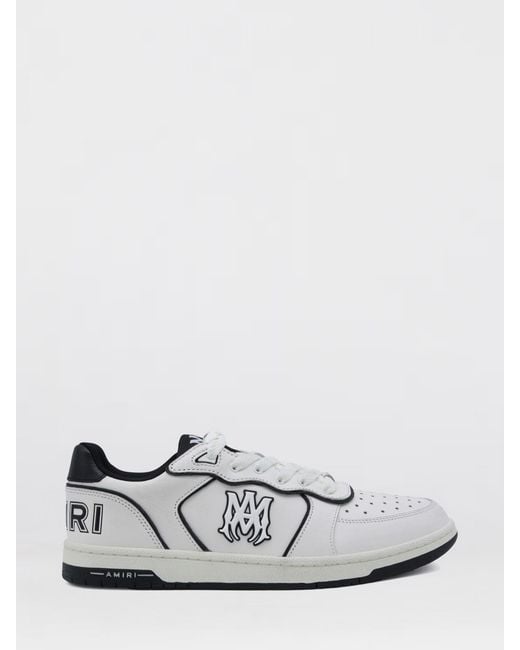 Amiri White Newport Leather Sneakers for men