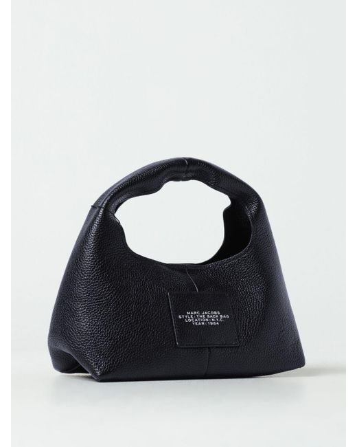Marc Jacobs Blue The Sack Bag In Grained Leather