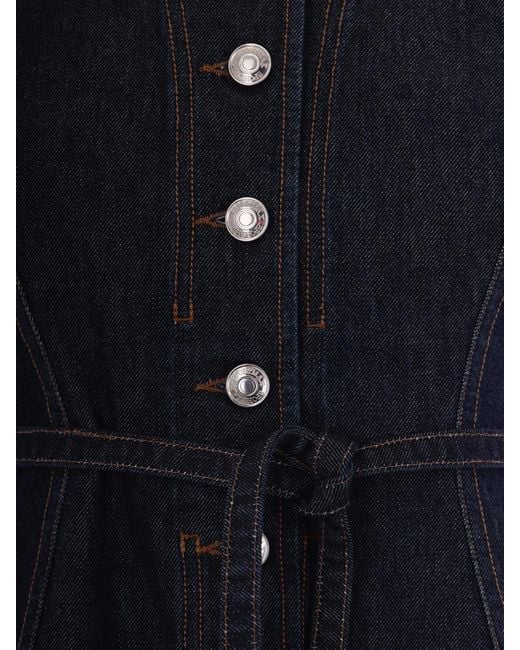 Sportmax Blue Denim Top