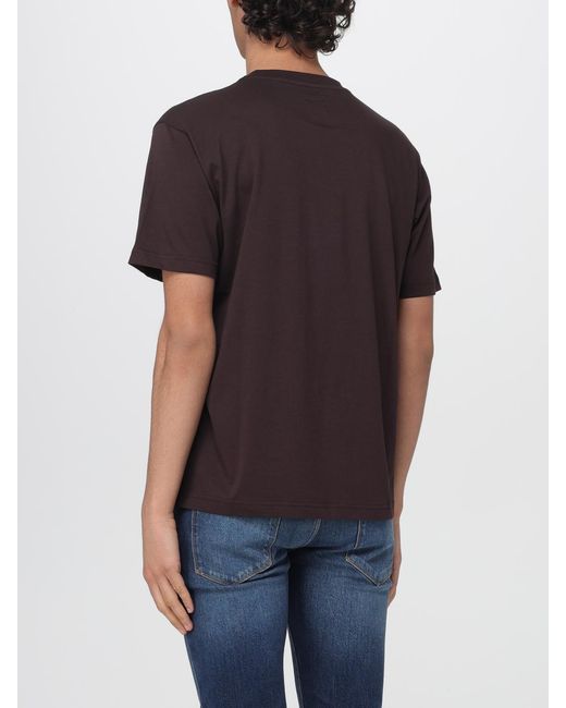 Emporio Armani Black Printed Cotton T-Shirt for men