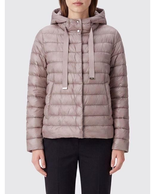 Herno Multicolor Quilted Ultra-Light Nylon Short Down Jacket With Hood