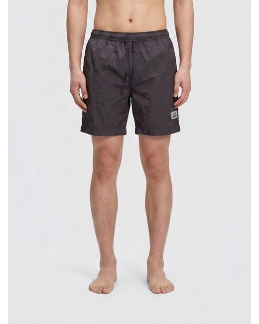 C P Company Blue Boxer Swimsuit for men