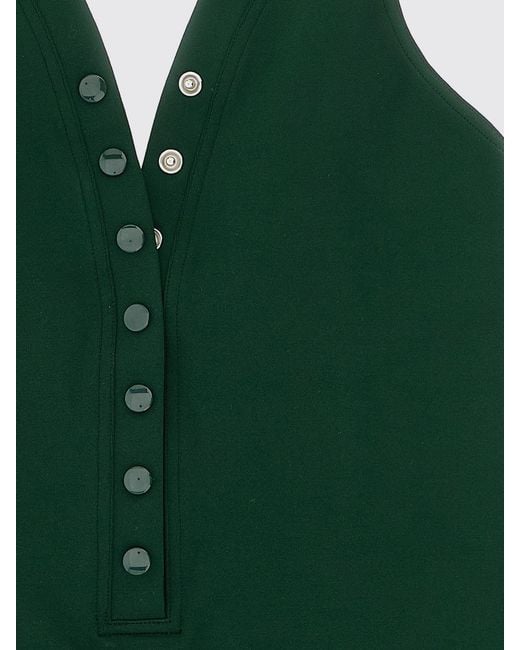 Eres Green Nylon One Piece Swimsuit