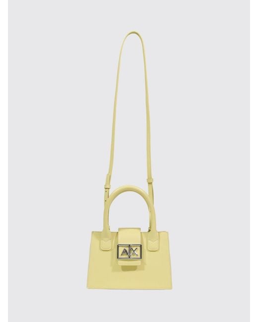 ARMANI EXCHANGE Metallic Faux Leather Bag
