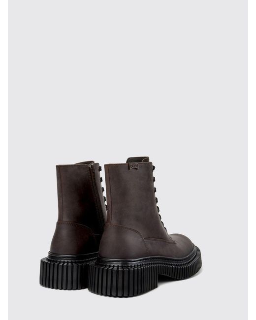Camper Black Pix Berlin Leather Ankle Boot