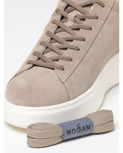Sneakers Slash di Hogan in Natural da Uomo