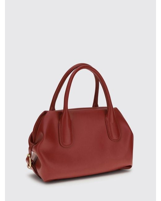 THEMOIRÈ Red ThemoirÈ Talia Trunk Small Vegan Leather Bag