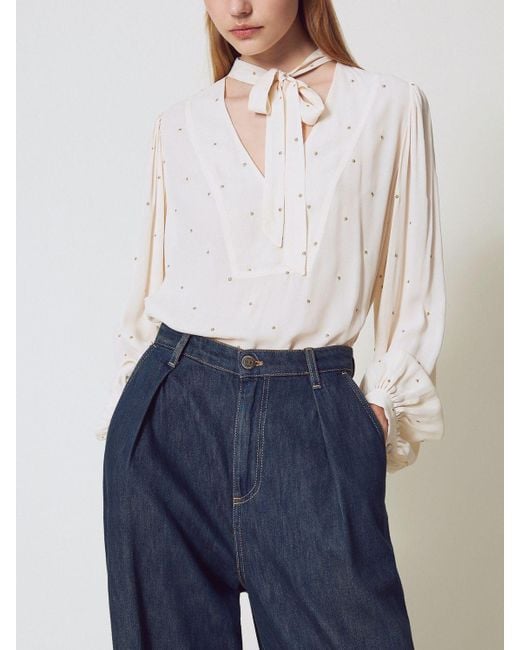 Twinset Blue Shirt