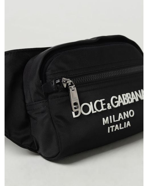 Marsupio in nylon di Dolce & Gabbana in Black da Uomo