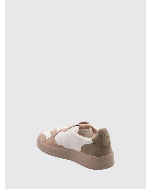 Autry Pink Medalist Low Trainers for men