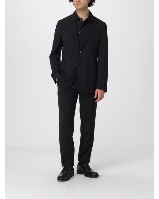 Barena Blue Single-Breasted Virgin Wool Blazer for men