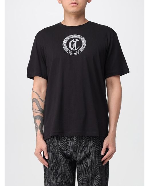 Just Cavalli Black Just Cavalli T-Shirt for men