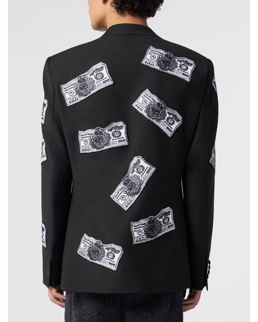 Philipp Plein Black Blazer for men