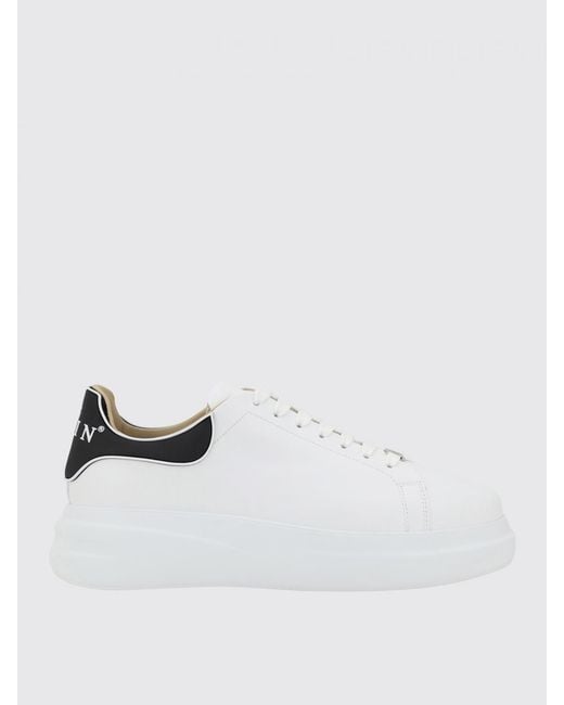 Philipp Plein White Leather Sneakers for men