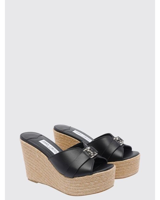 Jimmy Choo Brown Wedge Shoes