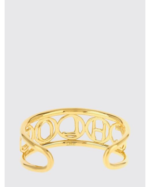 Chloé Metallic ChloÉ Rigid Brass Bracelet
