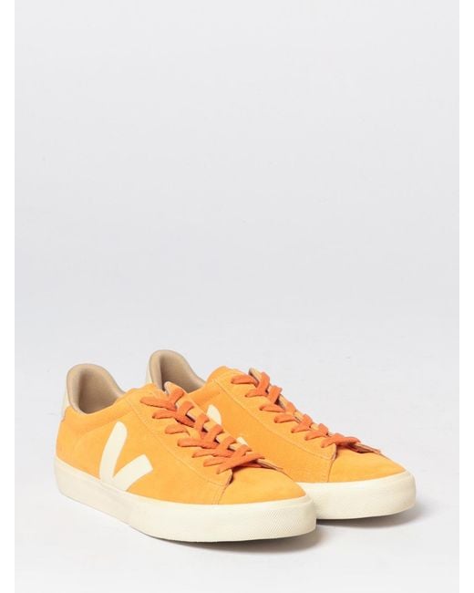 Veja Orange Campo O.T. Suede Sneakers for men