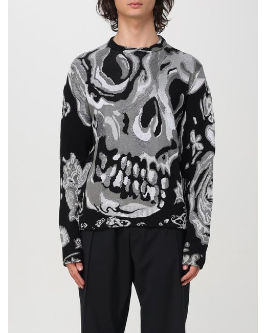 McQueen Black And Knitwear for men