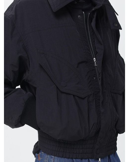 Dries Van Noten Blue Polyester Bomber Jacket for men